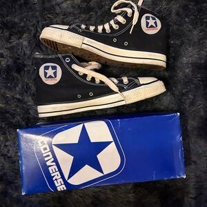 Vintage Converse Black Canvas High-Tops